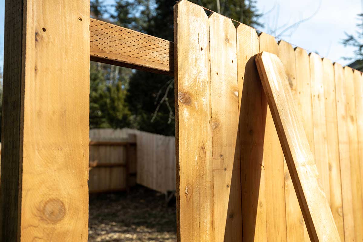 If Your Wood Fence Is Leaning Or Showing Signs Of Rot We Swap Out Damaged Posts