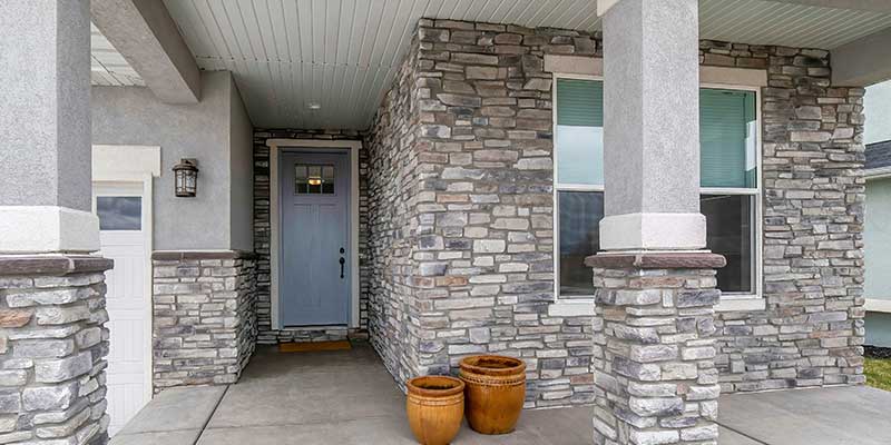 Make An Entrance With Wrapped Columns