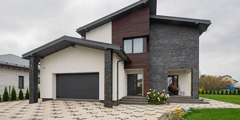 Upgrade Front Elevations Foundations And Garage Fronts With Exterior Stone Veneer